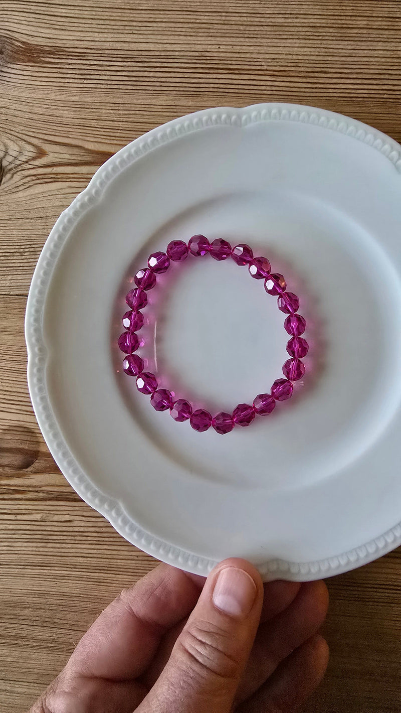 Wilhelmine Smykker Smykker Wilhelmine smykker- Strikkarmbånd m/swarovski krystall kunstkolonialen