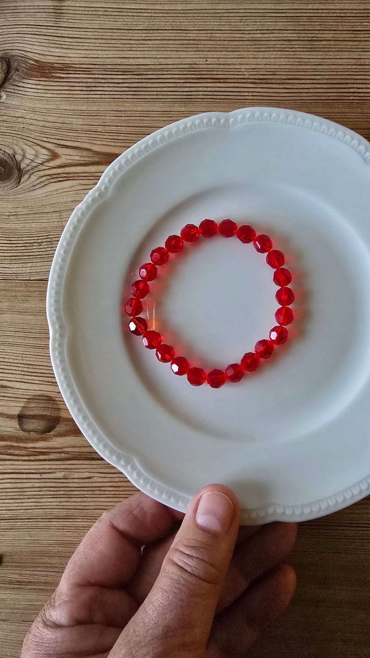 Wilhelmine Smykker Smykker Wilhelmine smykker- Strikkarmbånd m/swarovski krystall kunstkolonialen