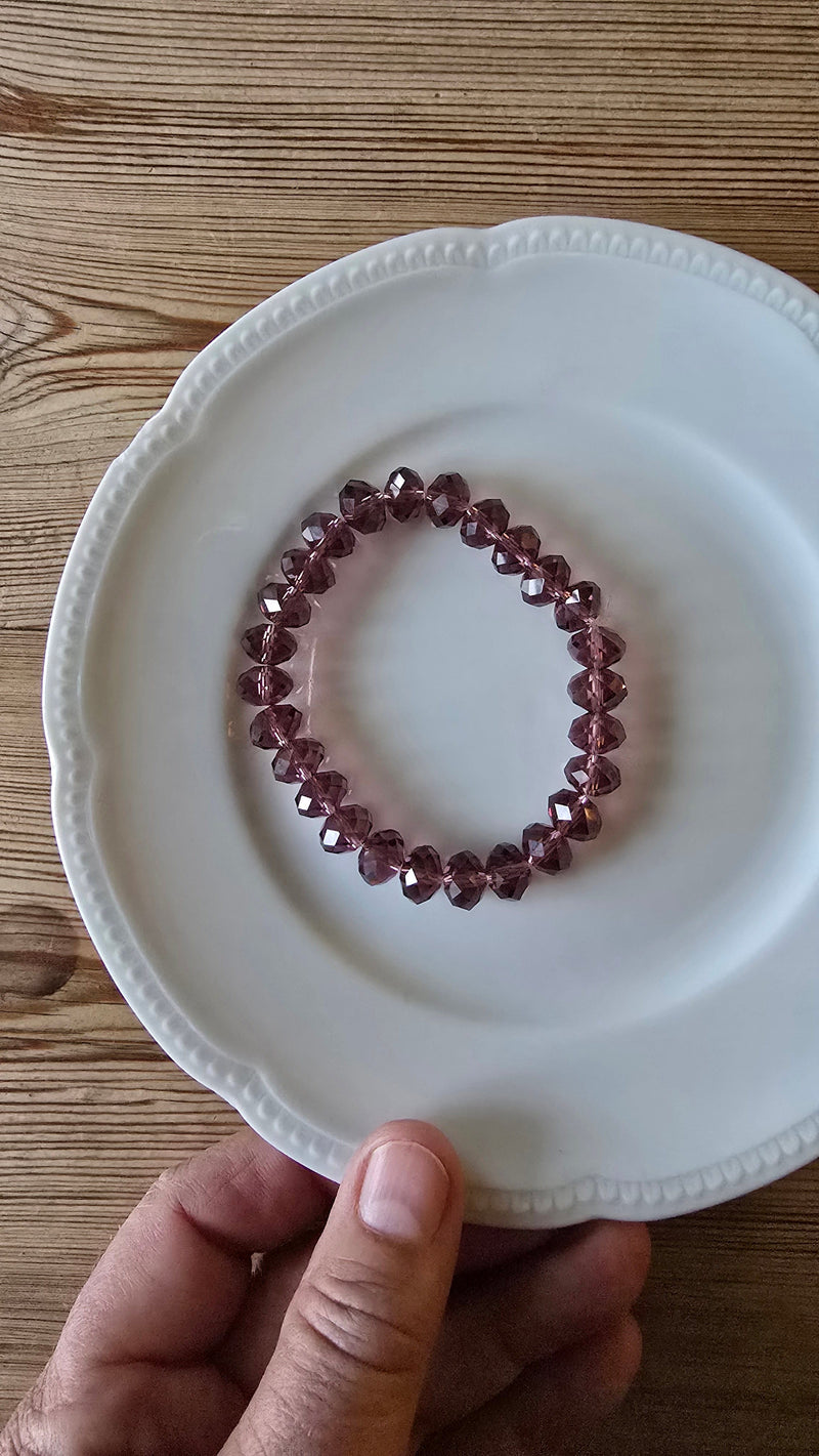 Wilhelmine Smykker Smykker Wilhelmine smykker- Strikkarmbånd m/swarovski krystall kunstkolonialen