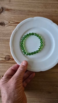 Wilhelmine Smykker Smykker Wilhelmine smykker- Strikkarmbånd m/swarovski krystall kunstkolonialen