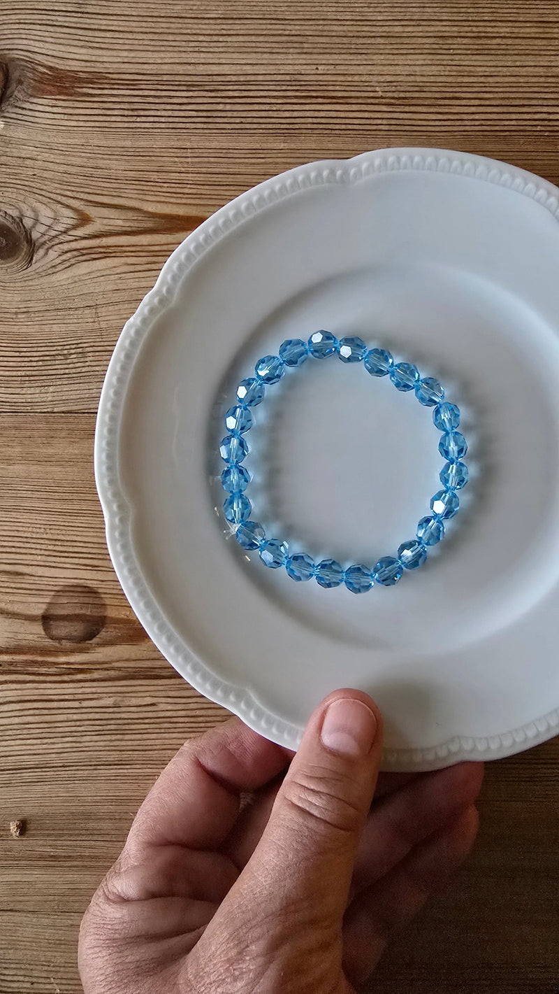 Wilhelmine Smykker Smykker Wilhelmine smykker- Strikkarmbånd m/swarovski krystall kunstkolonialen